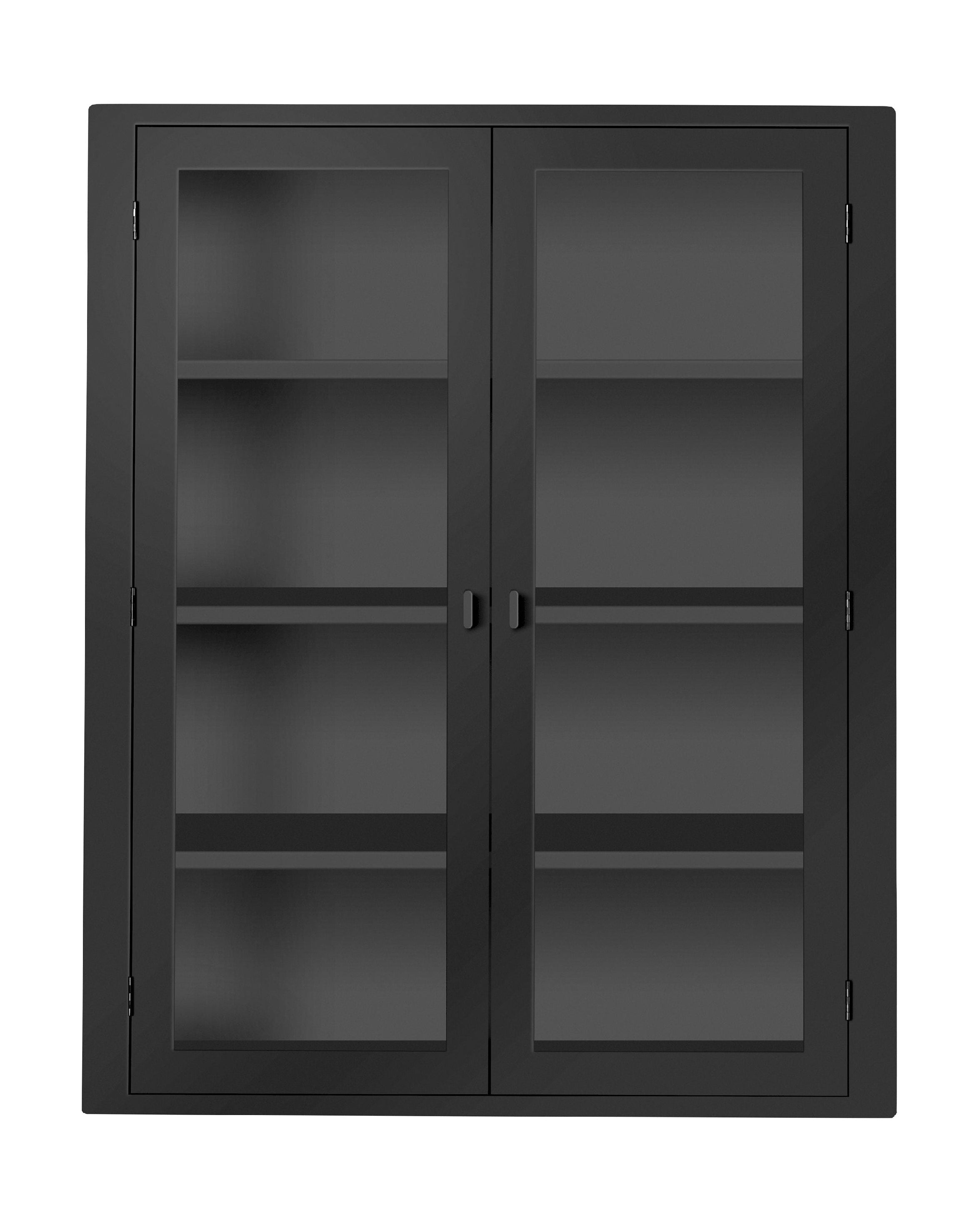 FDBMøblerA90 Boderne展示柜，黑色