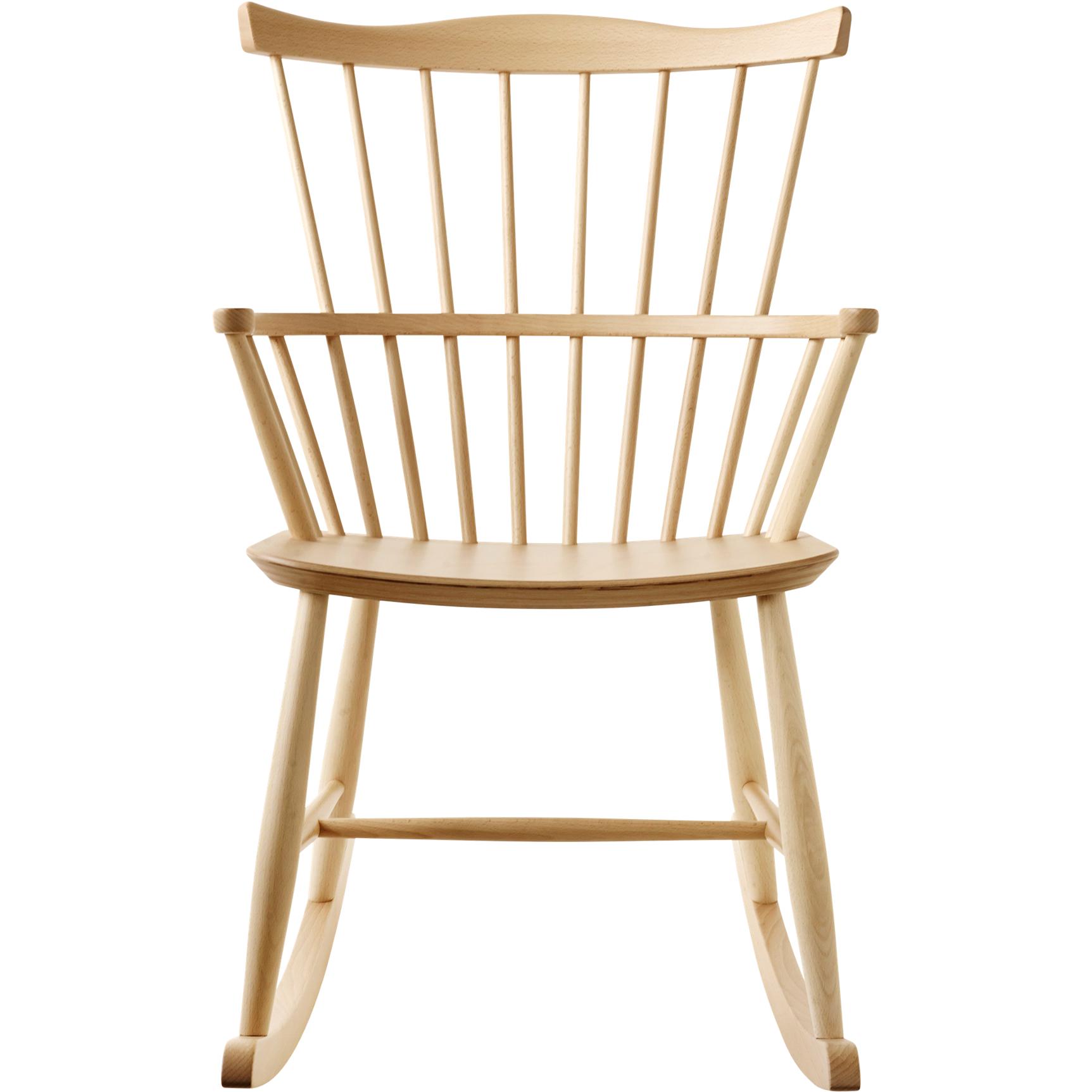 Fdb Møbler Børge Mogensen Rocking Chair Beech, Natural, H 90 cm