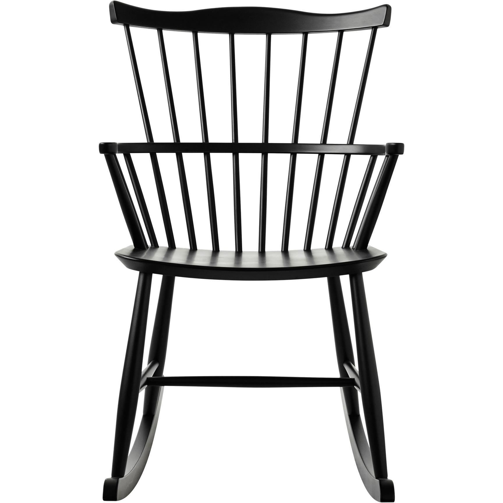 Fdb Møbler Børge mogensen chaise à bascule hêtre, noir, h 90cm