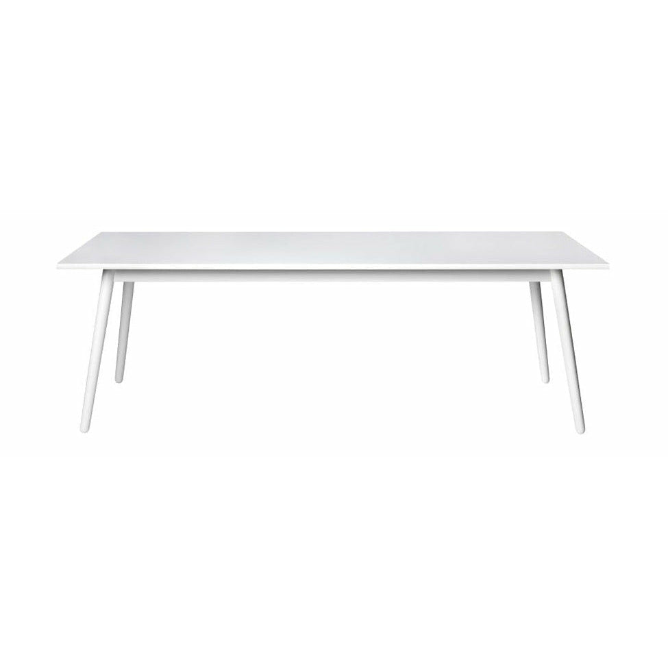 FDBMøblerC35 C餐桌，白色（RAL 9010）