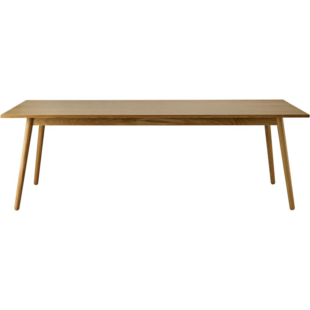 FDB Møbler C35 C Spisebord til 8 personer eg, naturlig, 95x220cm