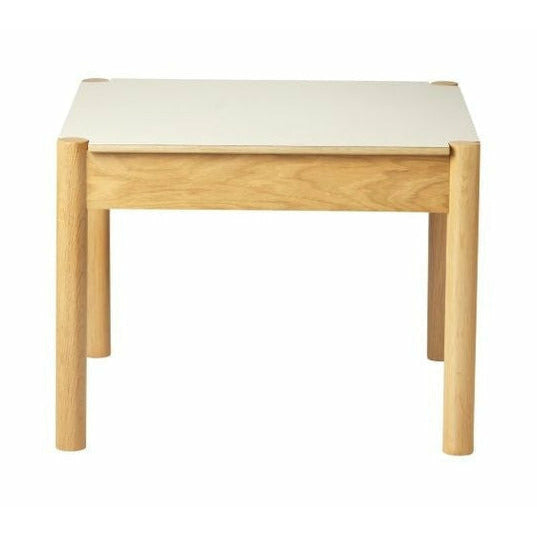 FDB Møbler C44 Tavolino da caffè 60x60 cm, grigio naturale/beige
