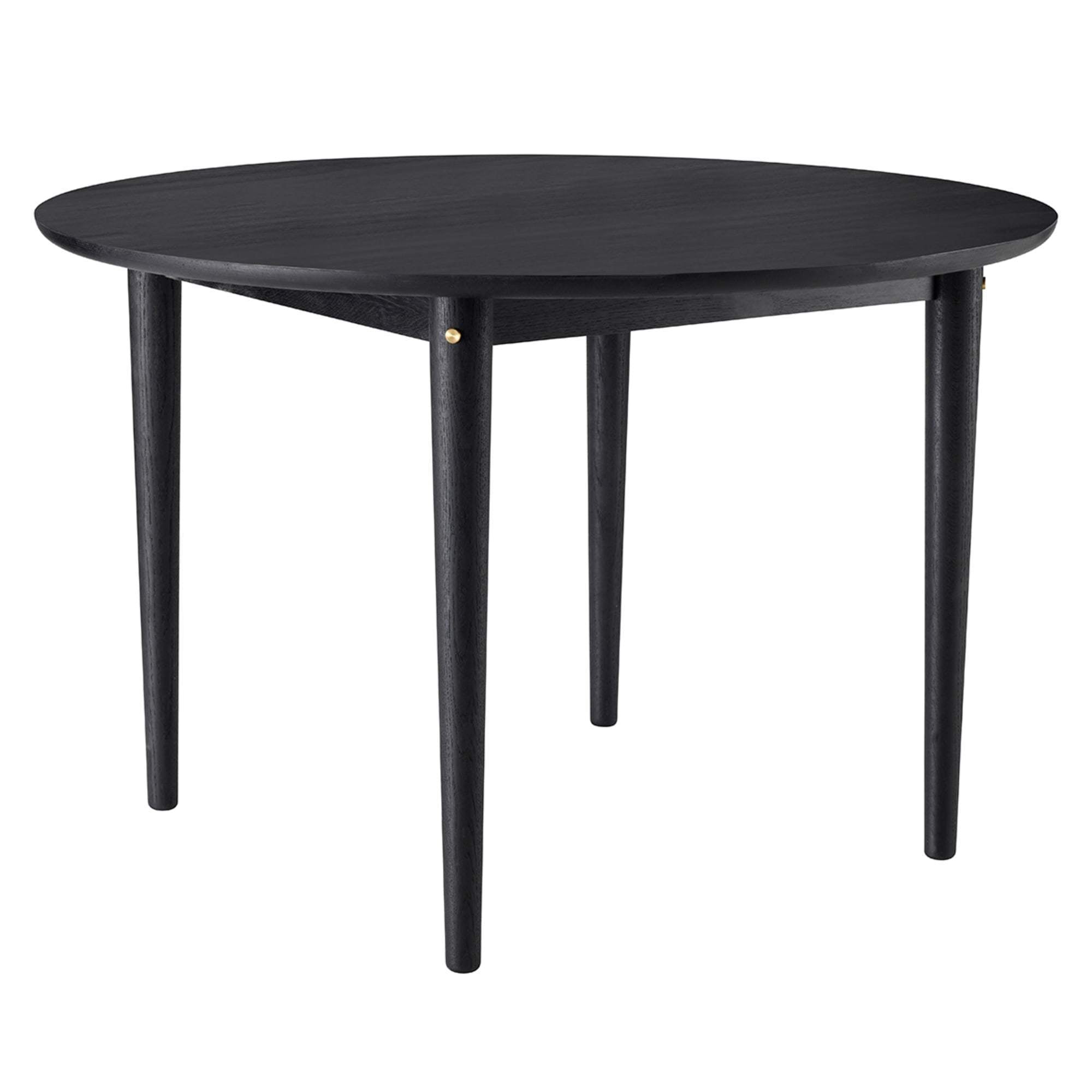 Fdb Møbler C62 matbord svart ek, 120 cm