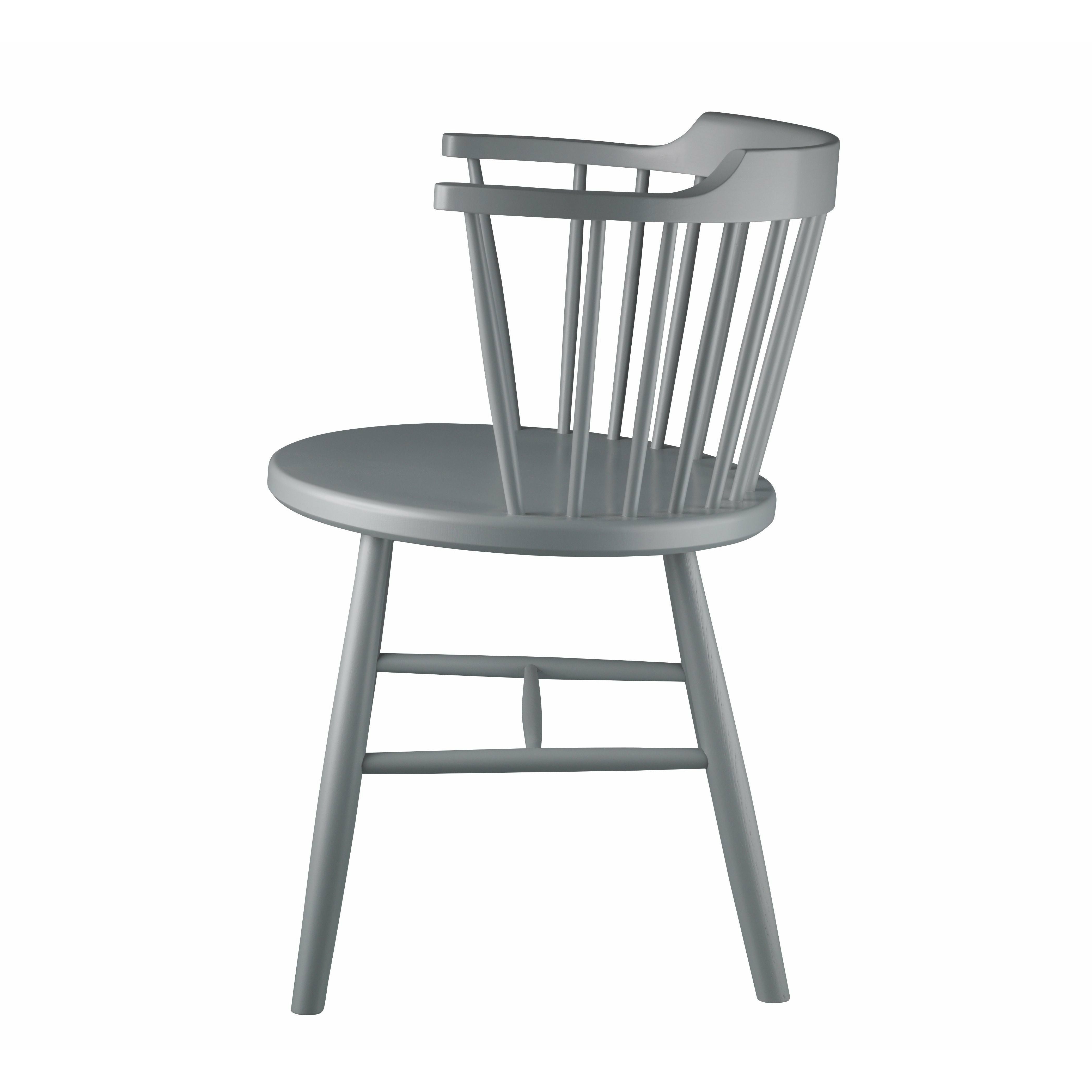Fdb Møbler J18 Børge Mogensen Chair, Light Grey