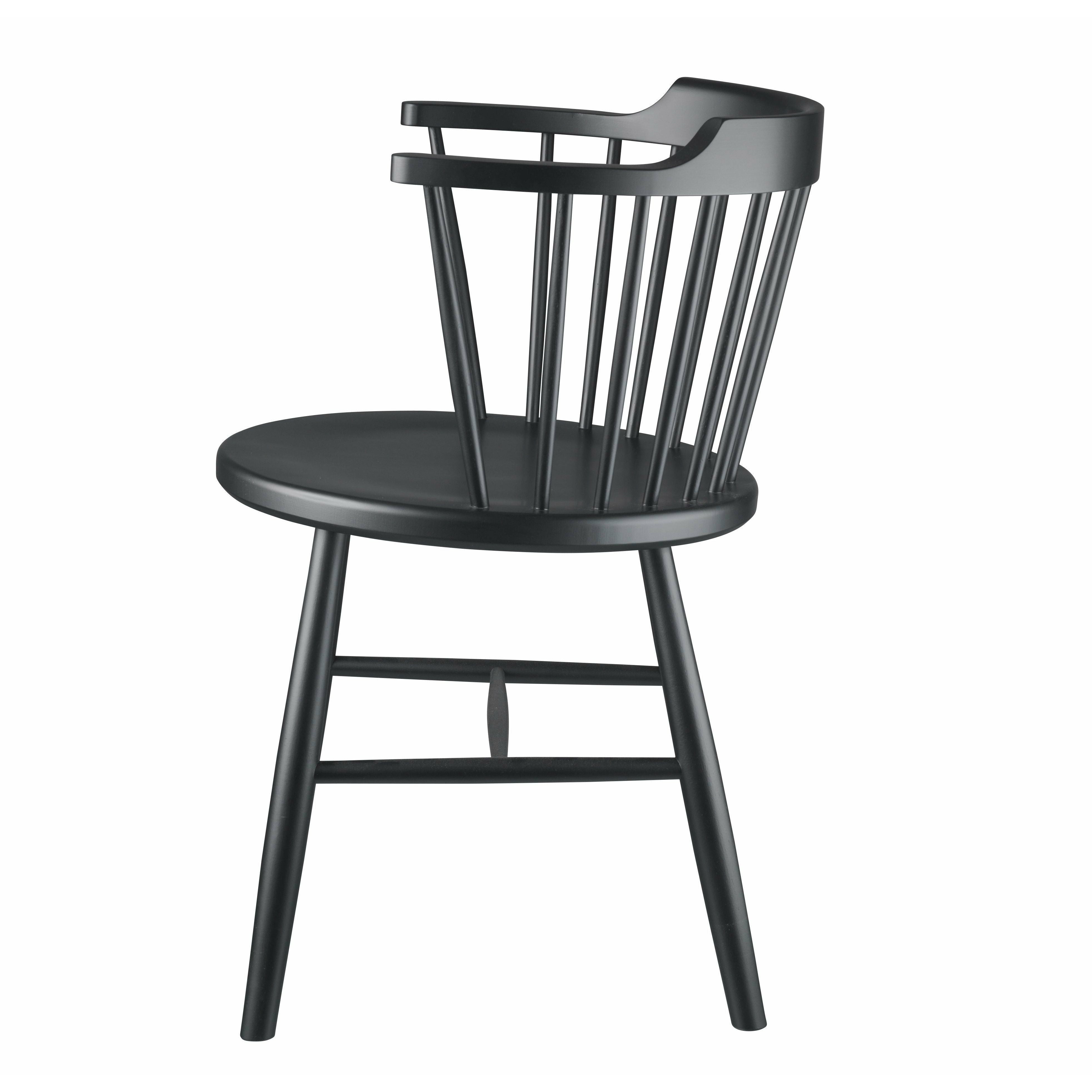 FDB Møbler J18 Børge Mogensen Chair, Negro