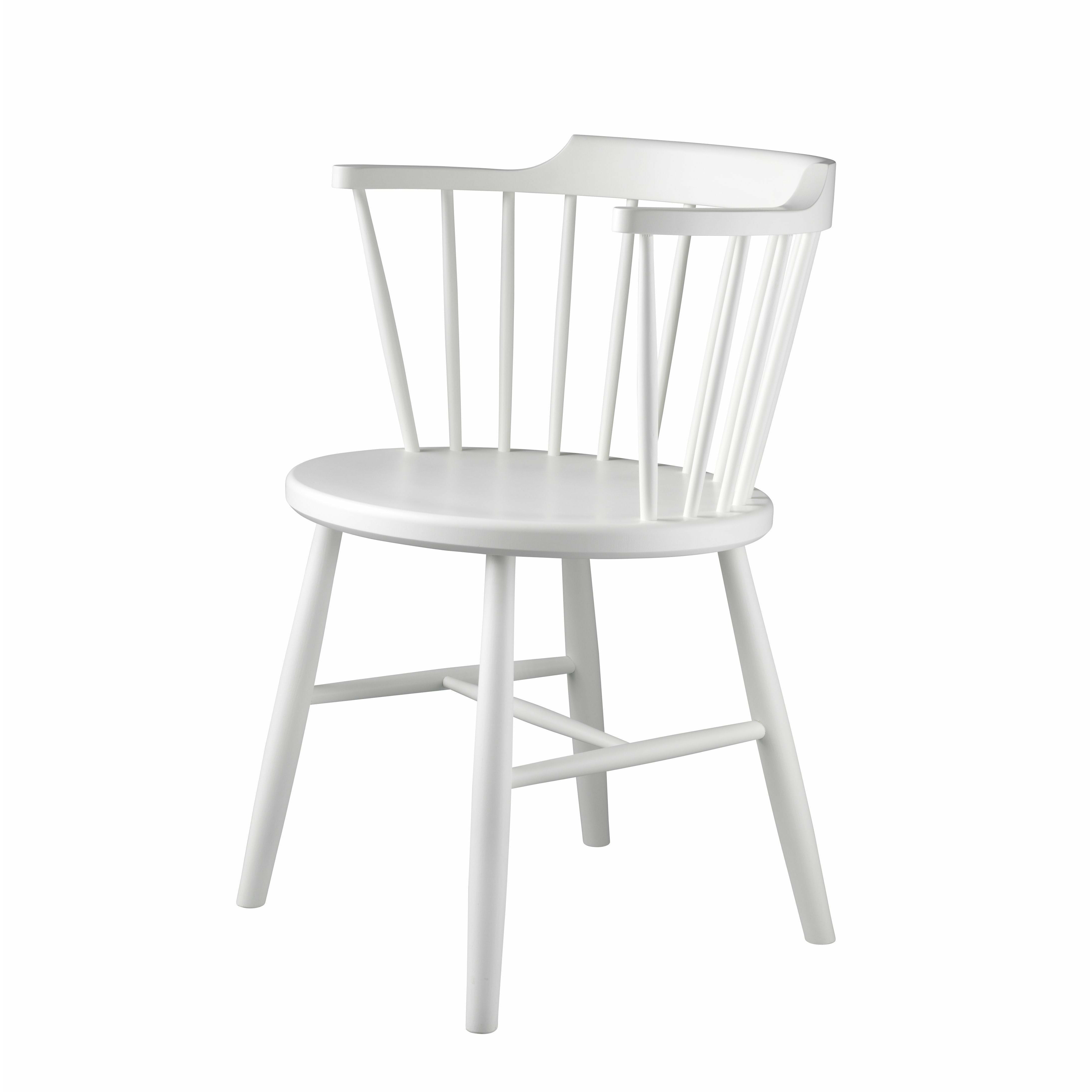 Fdb Møbler J18 Børge Mogensen -stoel, wit