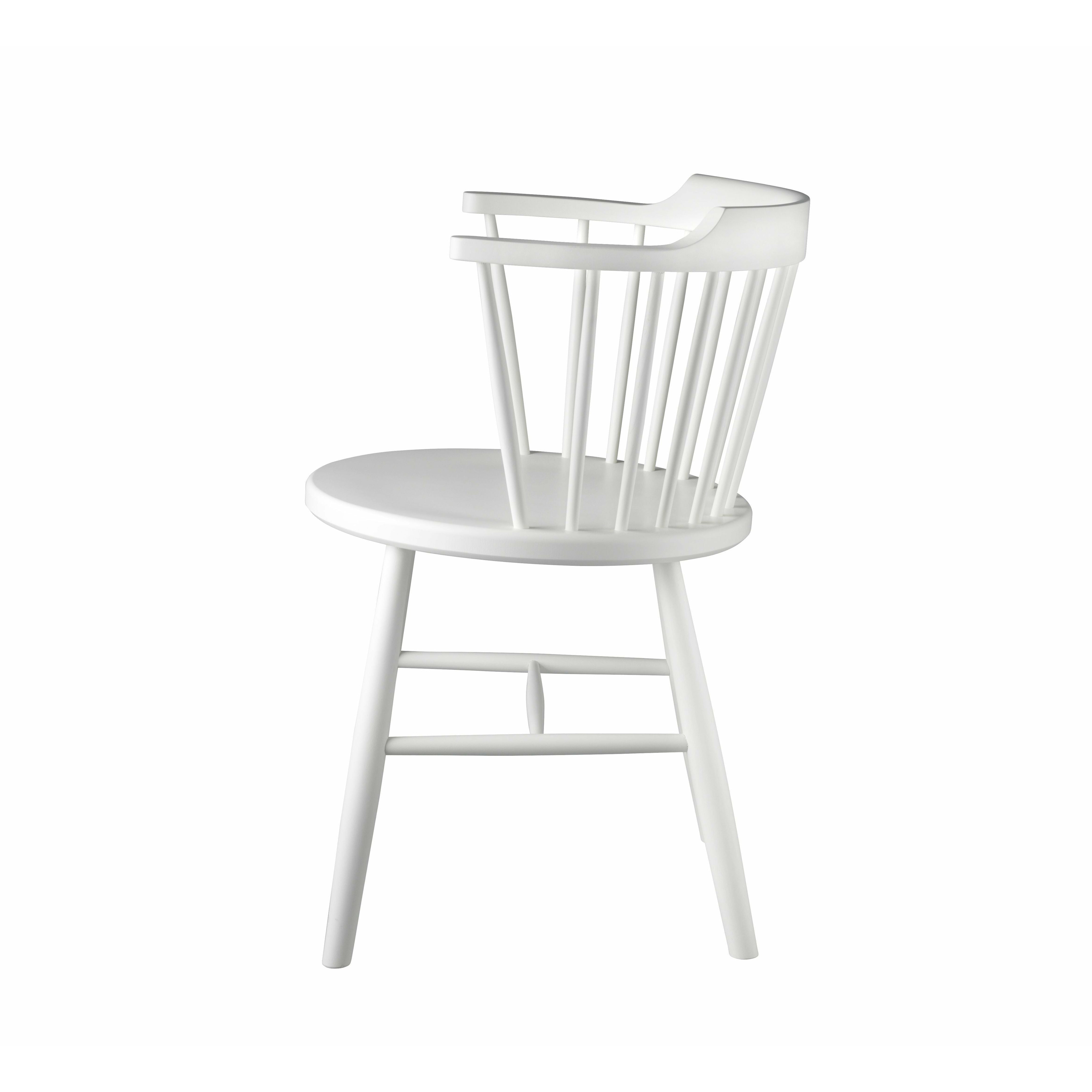 Fdb Møbler J18 Børge Mogensen -stol, vit
