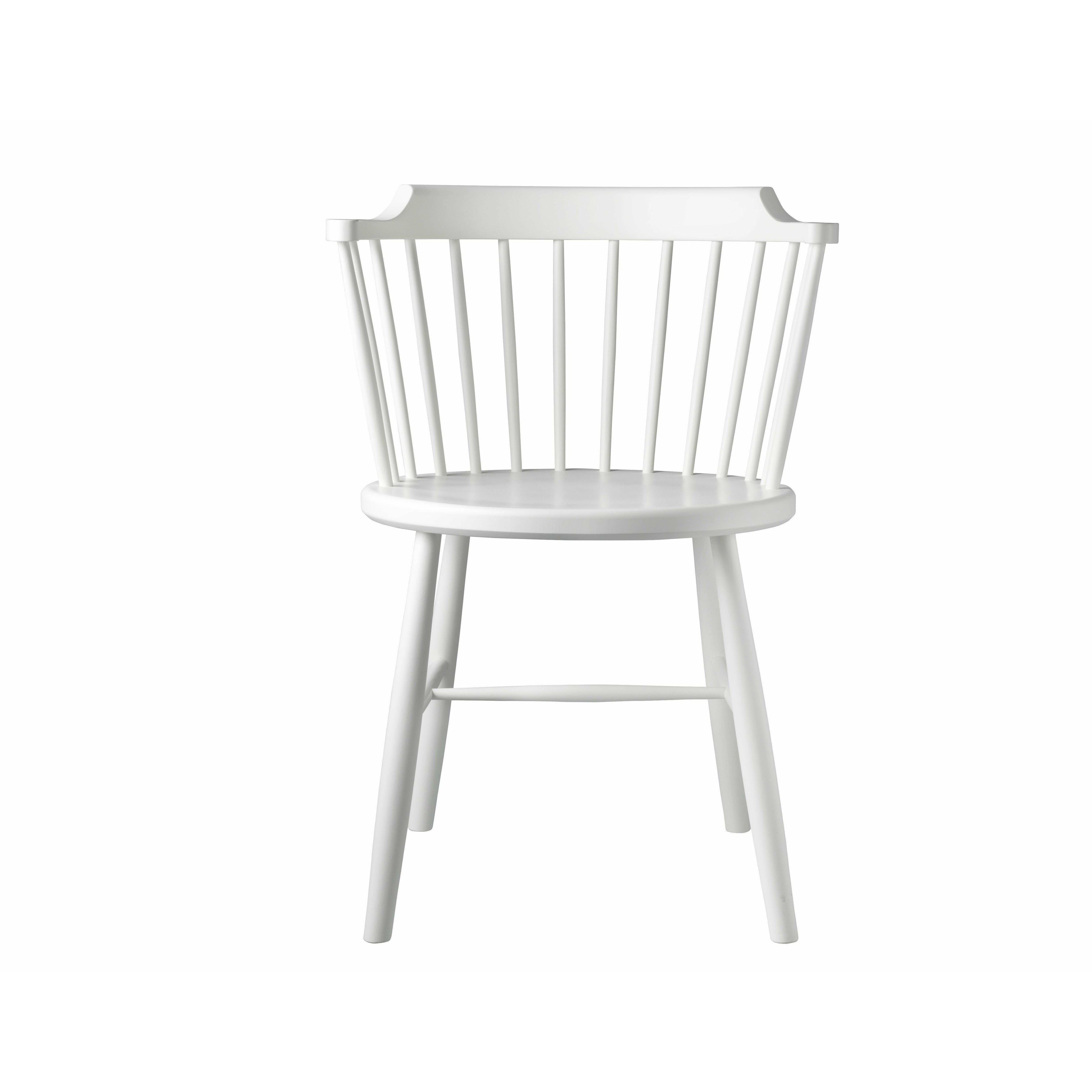Fdb Møbler J18 Børge Mogensen -stol, vit