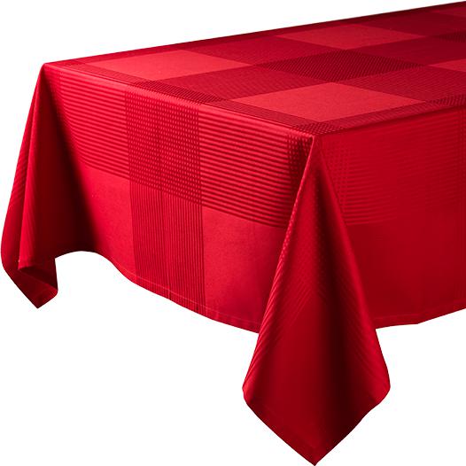 FDB Møbler Olga -dug, rød, 140x240cm