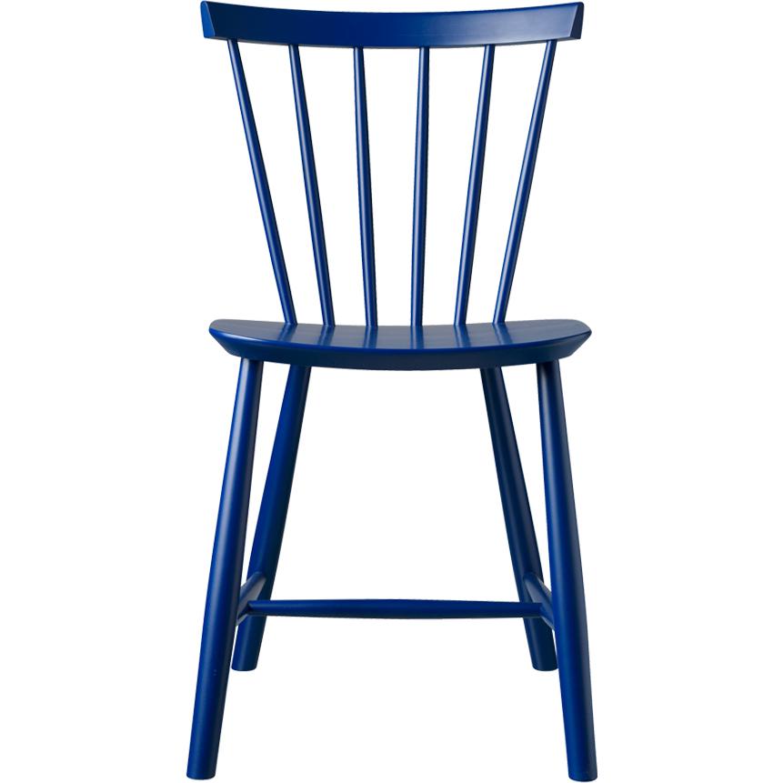 FDBMøblerPoul Volther J46餐椅山毛榉，深蓝色，H 80cm