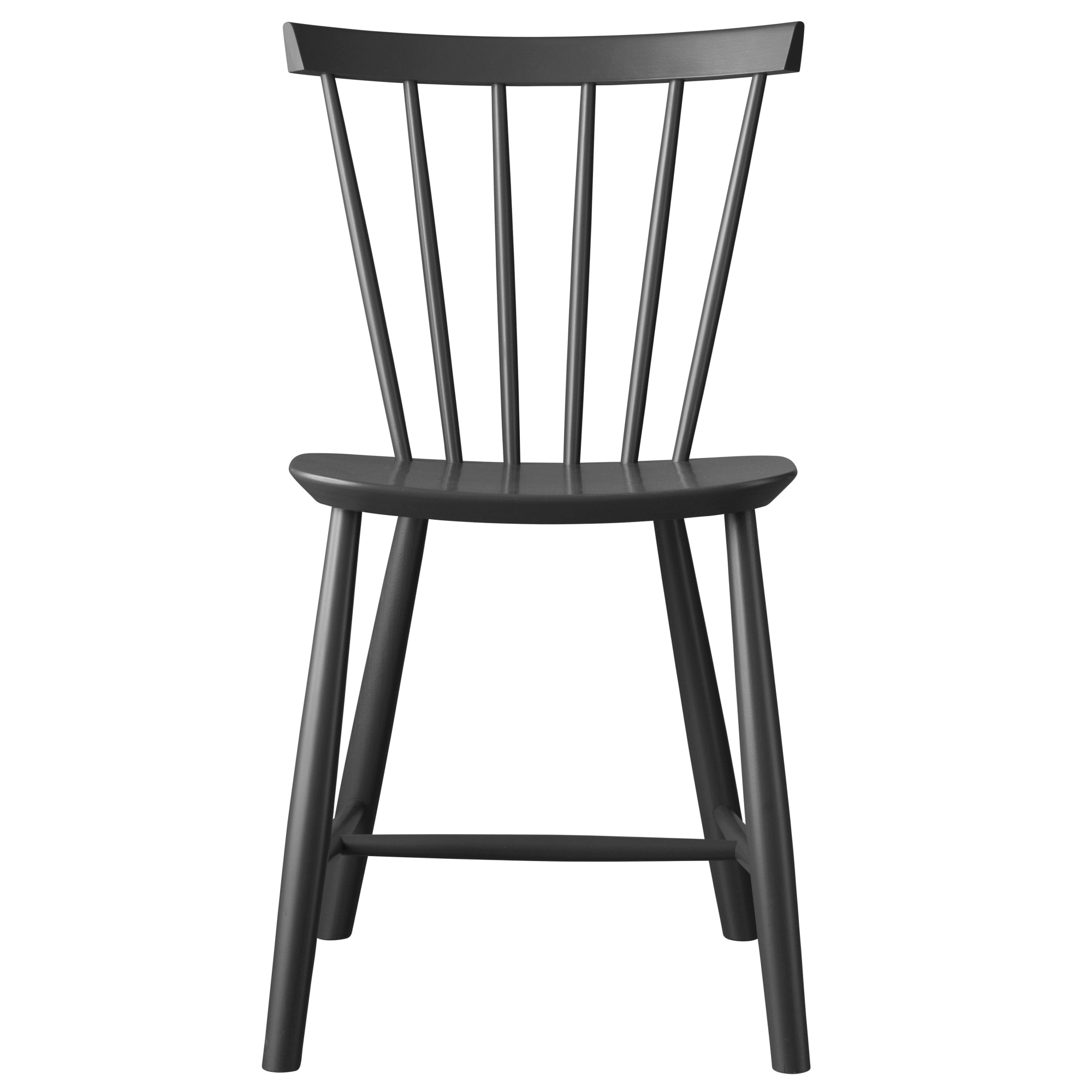 FDBMøblerPoul Volther J46餐椅山毛榉，深灰色，H 80cm