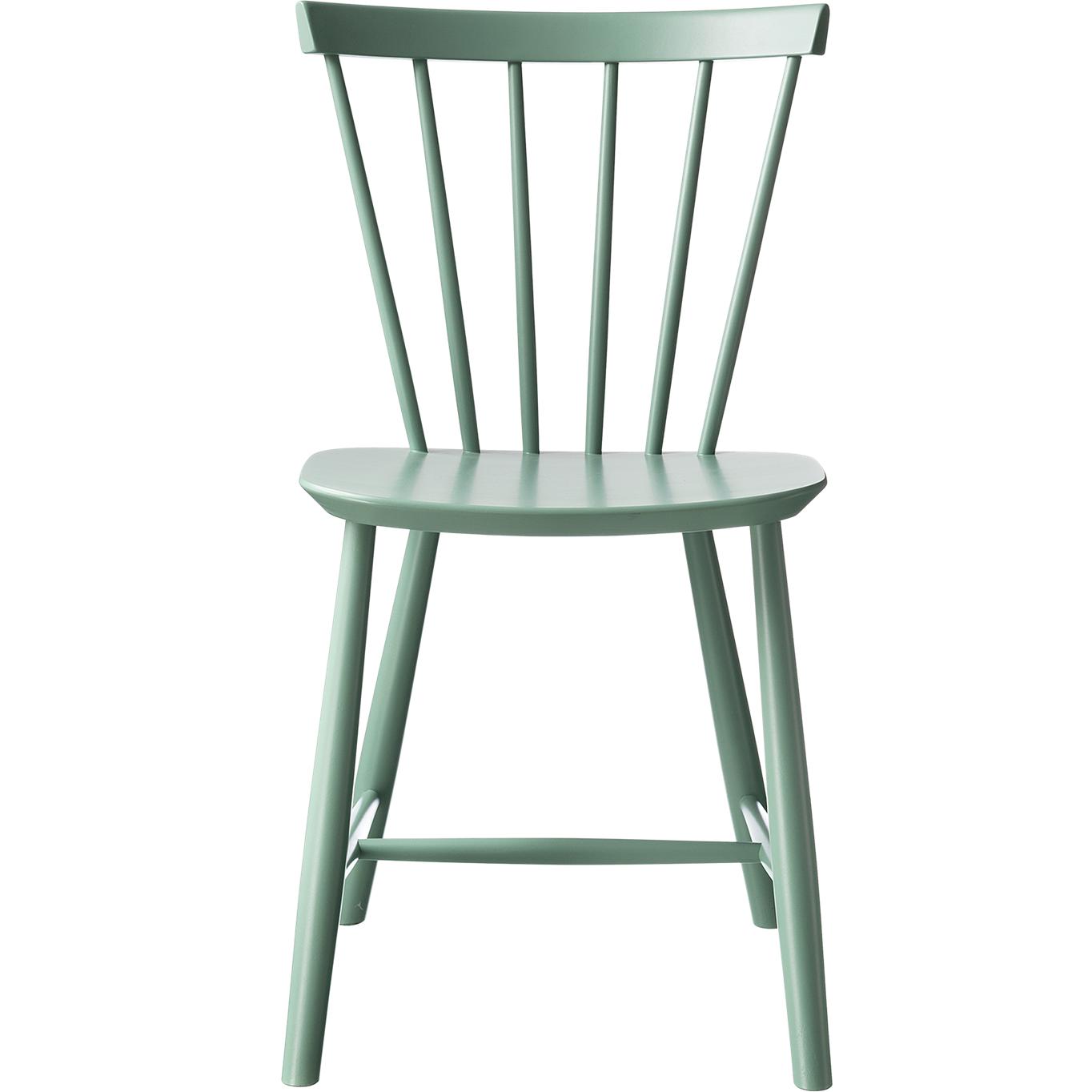 FDBMøblerPoul Volther J46餐椅山毛榉，灰尘绿色，H 80cm