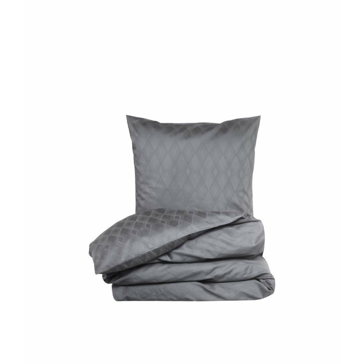 FDB MØBLER R12 ASMIRA BED LINEN med glidelås 140x220 cm, mørk grå