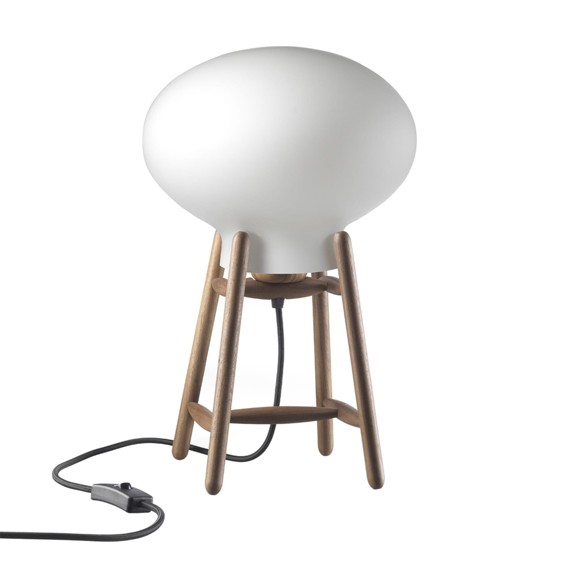 Fdb Møbler U4 Hiti Table Lamp, Natural/Opal
