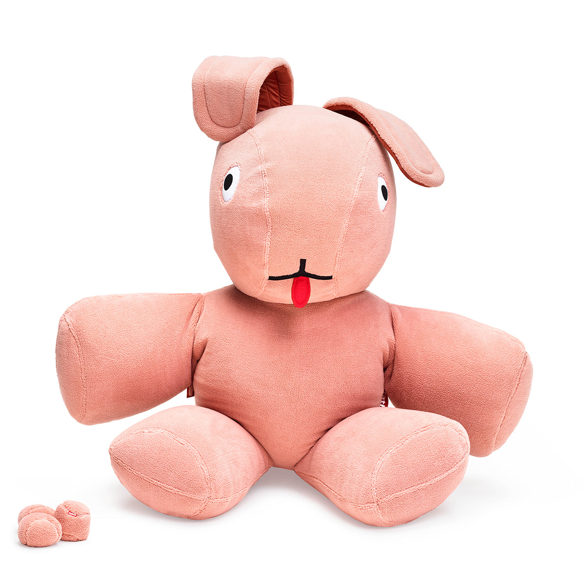Fatboy CO9 XS Teddy Beanbag, brutaal roze