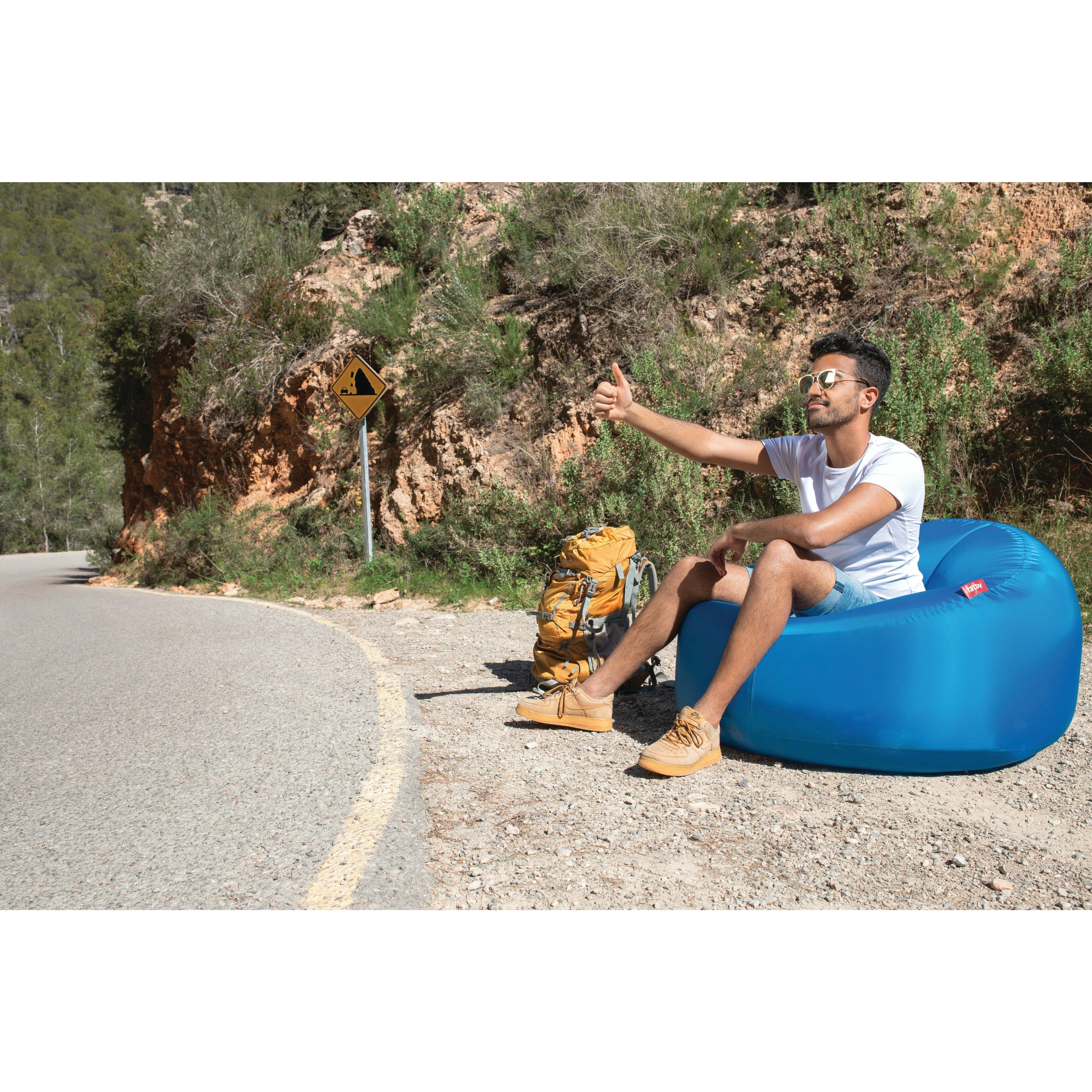Fatboy Lamzac O Inflatable Seat 3.0, Dark Blue