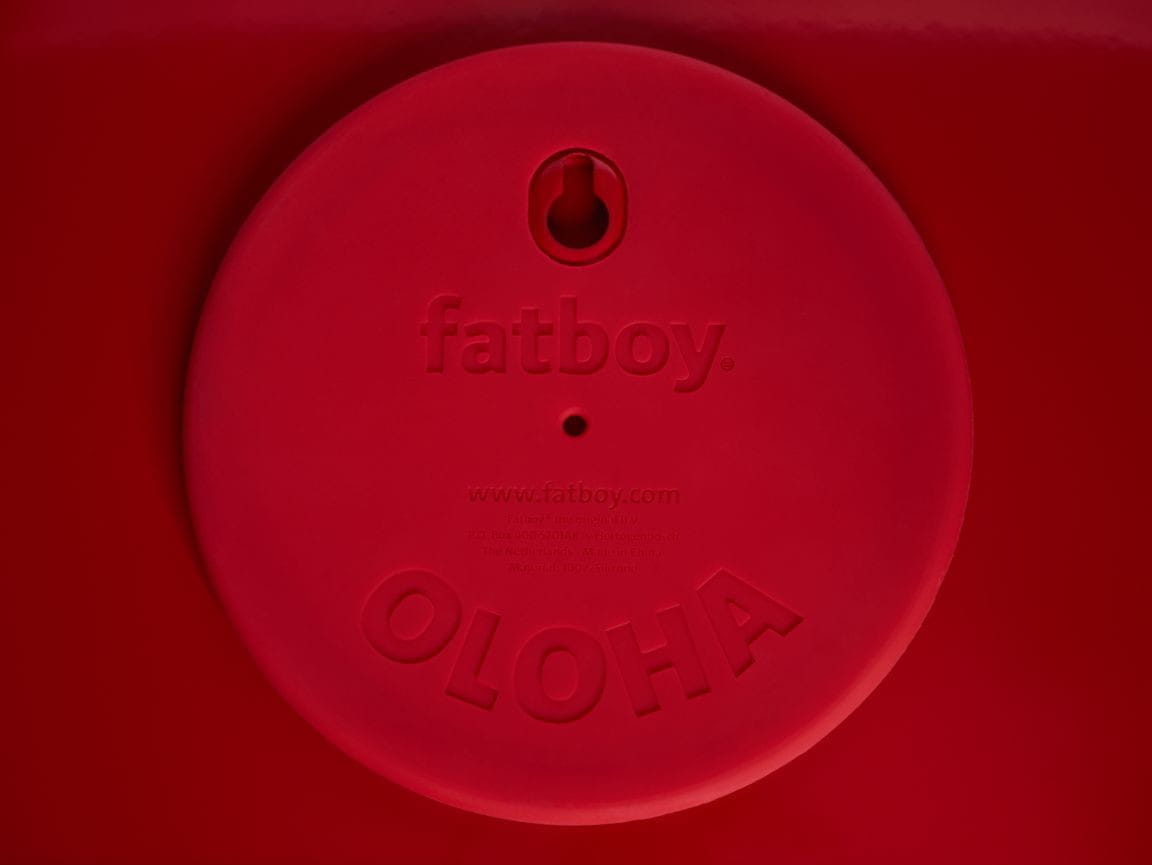 Trio di lampada fatboy oloha, hall in rosso