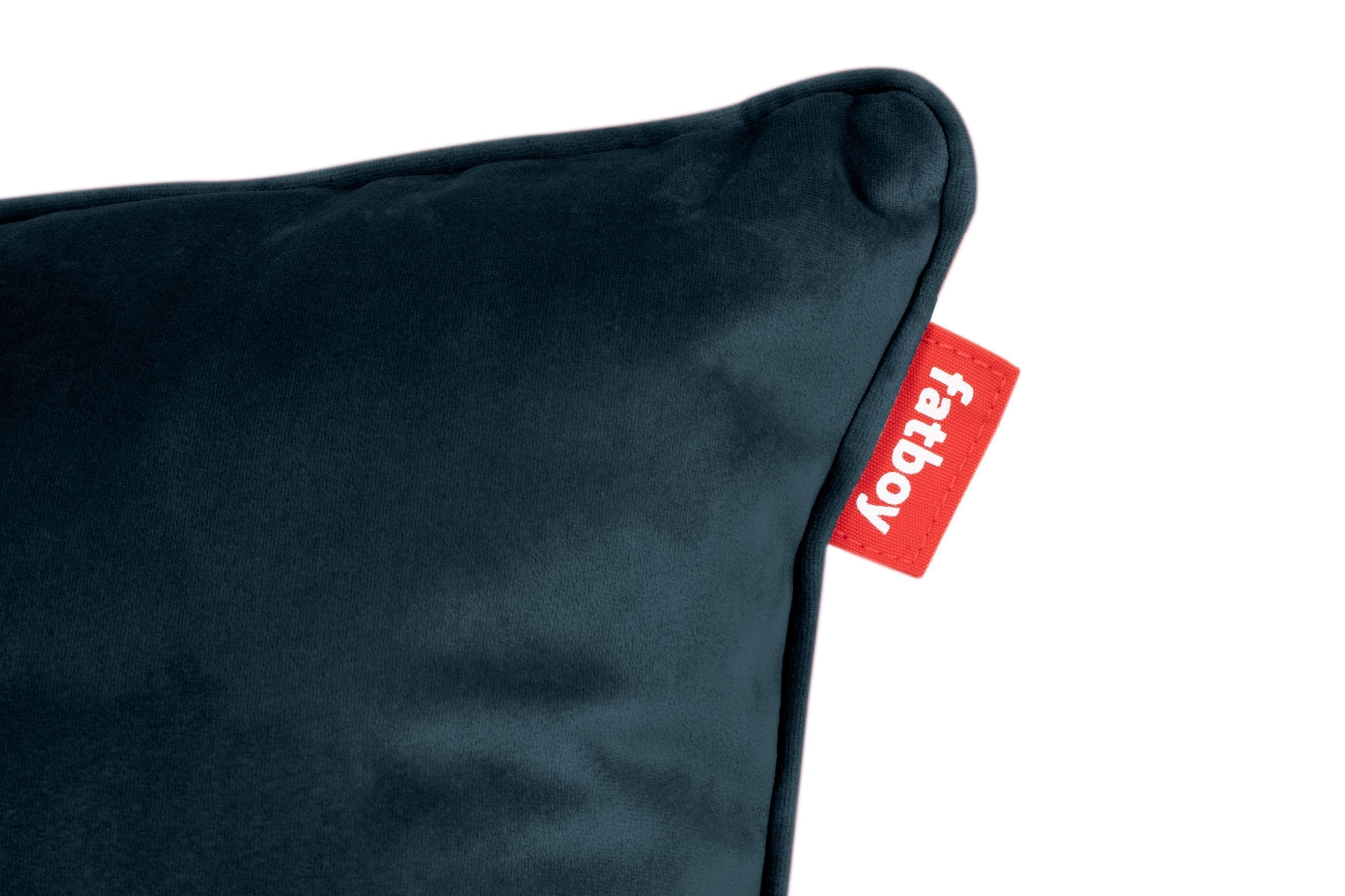 Fatboy Square Velvet Cushion回收50x50厘米，深蓝色