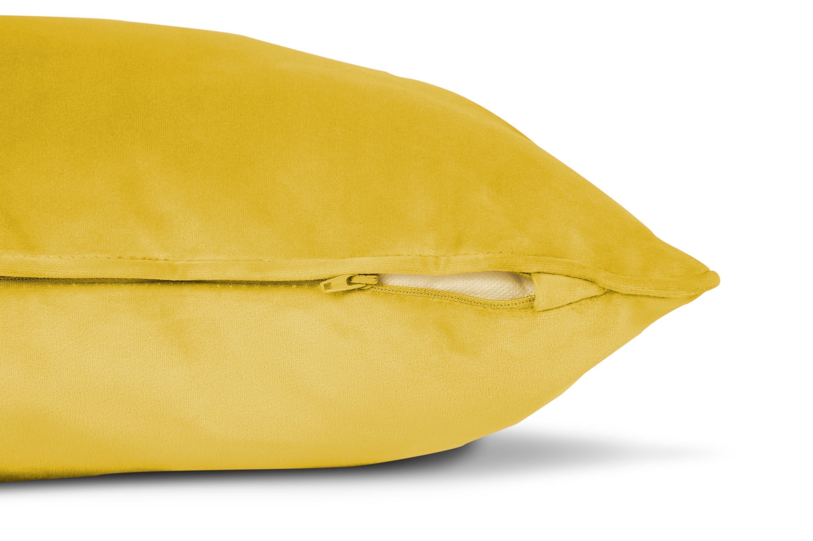 Cuscino di velluto quadrato fatboy riciclato 50x50 cm, miele d'oro