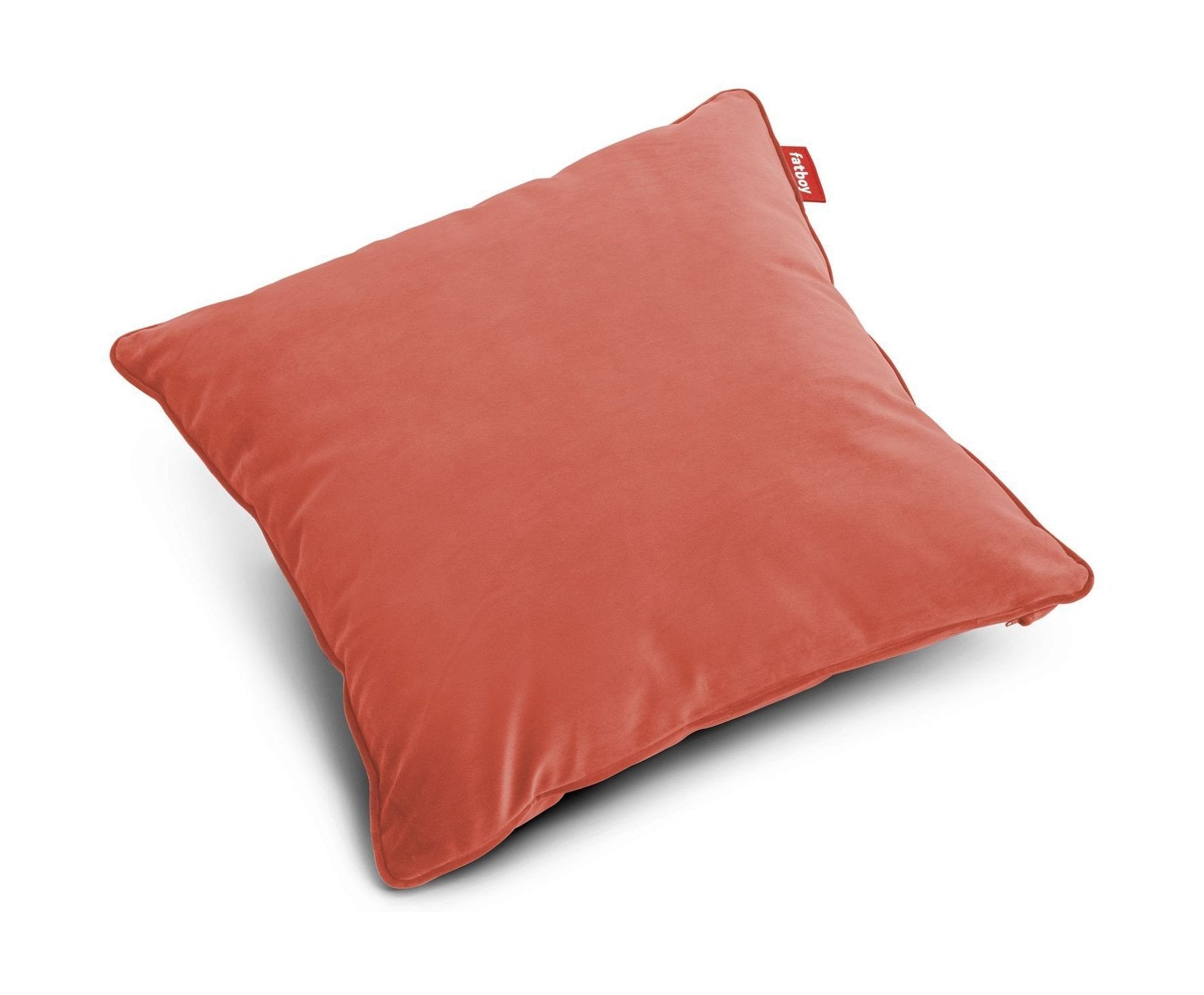 Fatboy Square Velvet Cushion resirkulert 50x50 cm, rabarbra