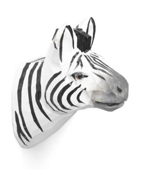 Ferm Living Animal Hand Carved Hook Zebra