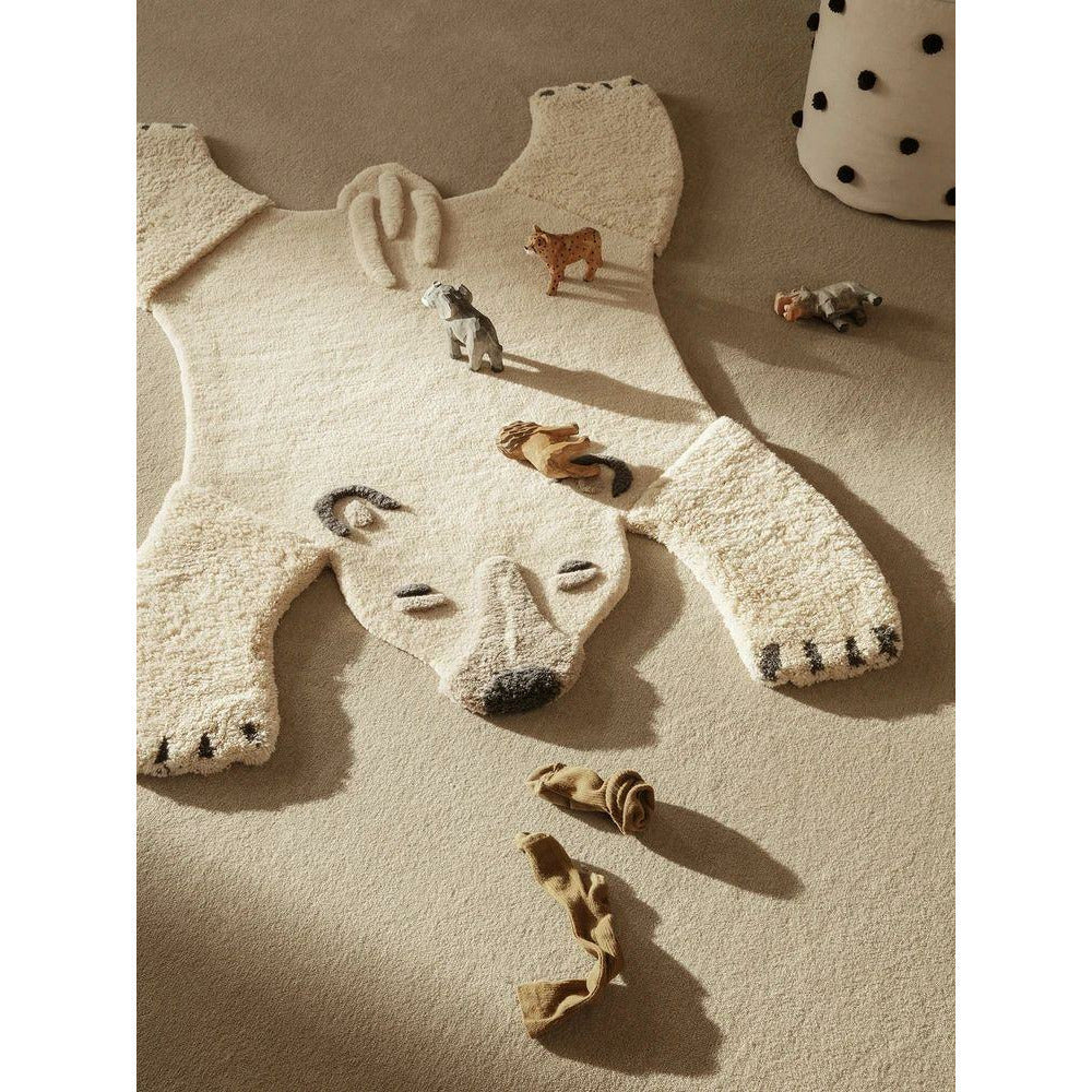 Ferm Living Animal Tufted Tapis Ours Polaire