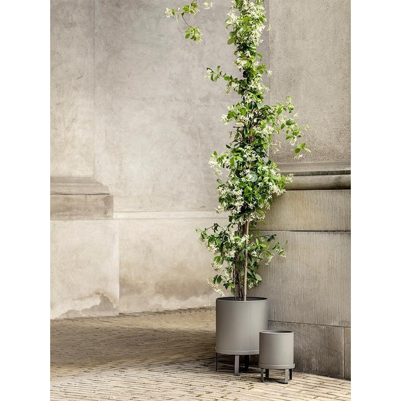 Ferm Living Construction花盆，温暖的灰色，Ø18厘米