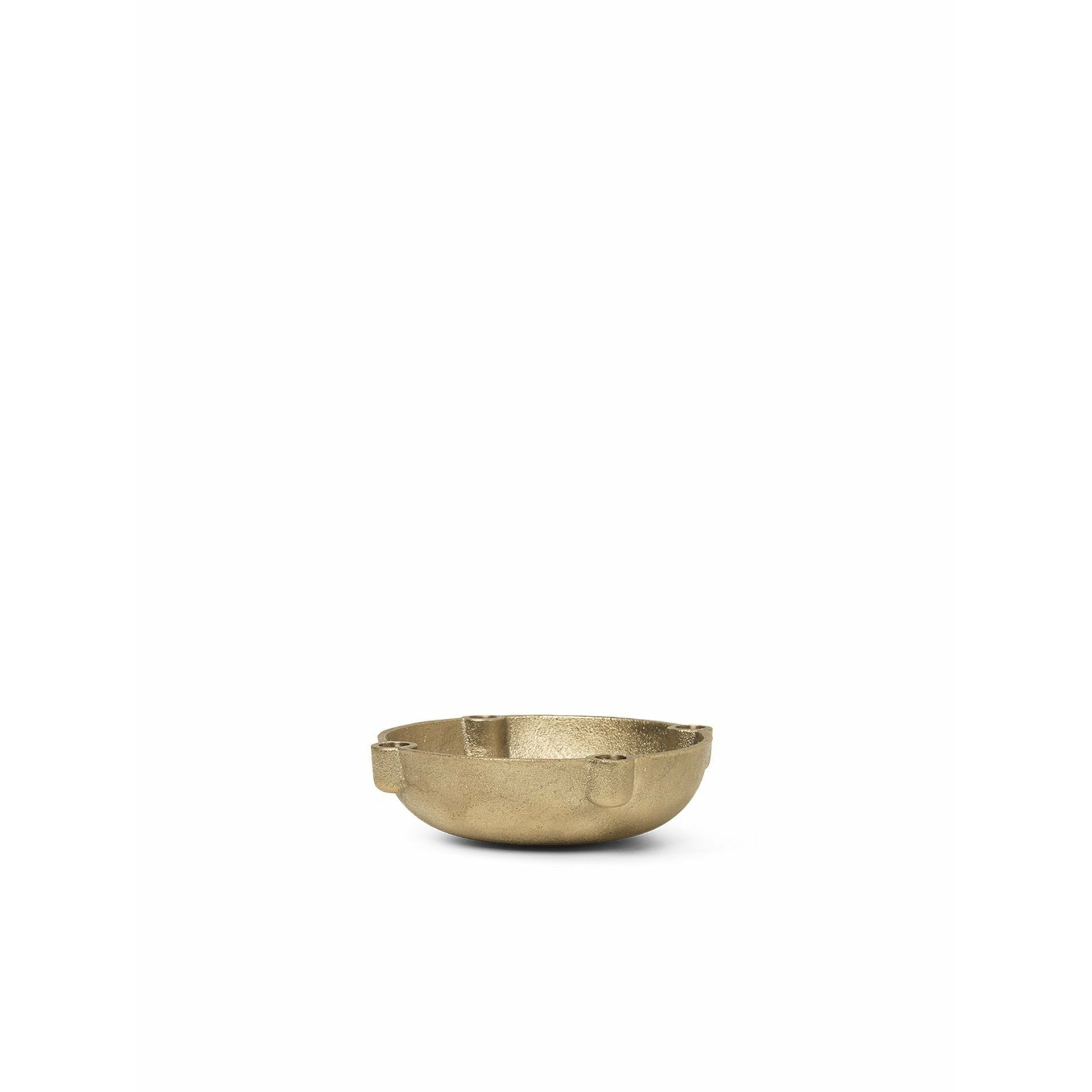 Portacandele Ferm Living Bowl piccolo, ottone