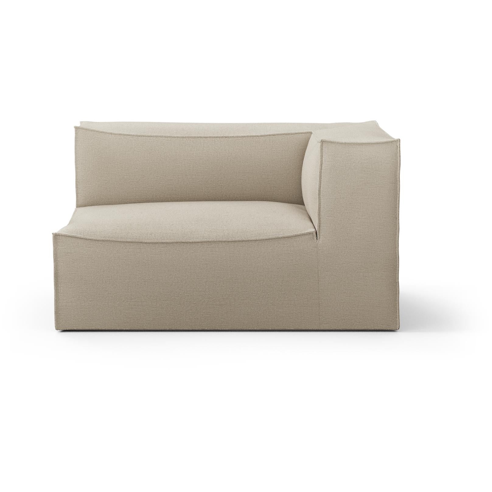 Ferm Living Catena Sofa Armrest Right L401 Rich Linen, Natural