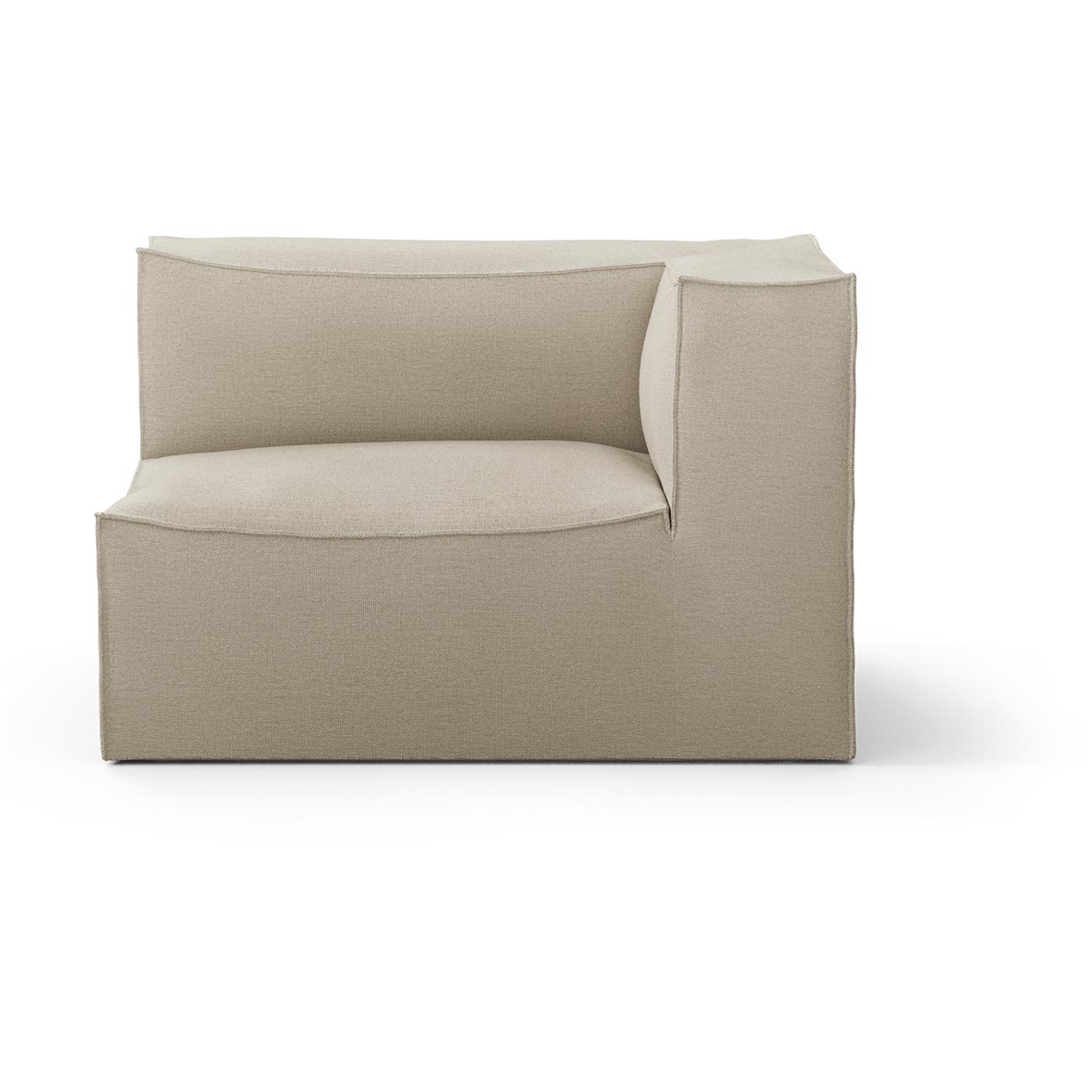 Ferm Living Catena sofa armlæn til højre S401 rig linned, naturlig