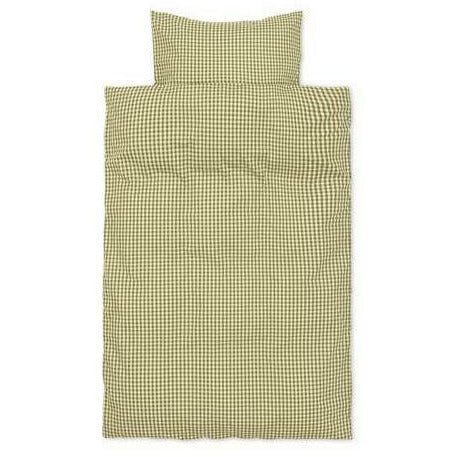 Ferm Living Check Bed Linen Junior 100x140 cm, amarillo