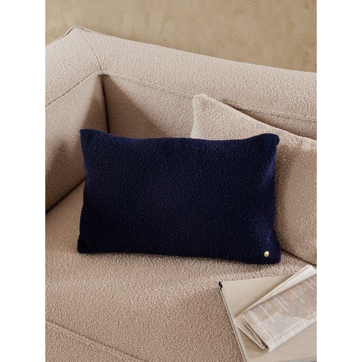 Ferm Living Clean Cushion, Dark Blue