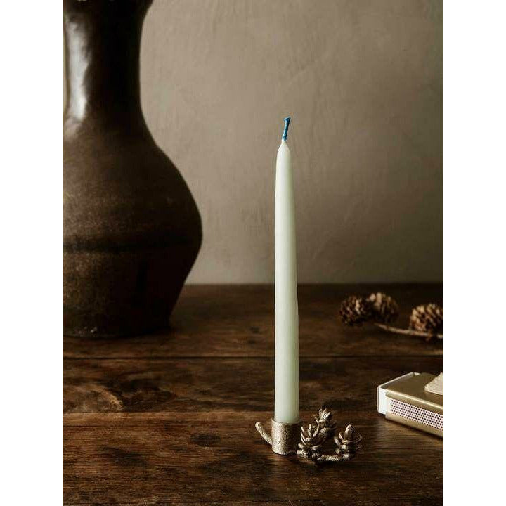 Ferm Living Dipped Candles Set Of 8 1,2x15 Cm, Sage