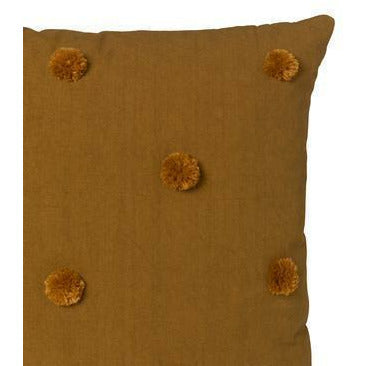 Ferm Living Dot Tufted Pillow, Sugar Kelp/Mustard