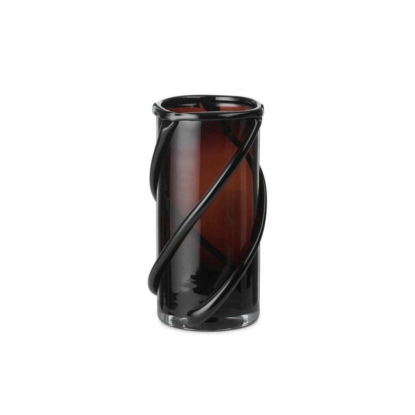 Ferm Living Enterwine Vase Large, Dark Amber