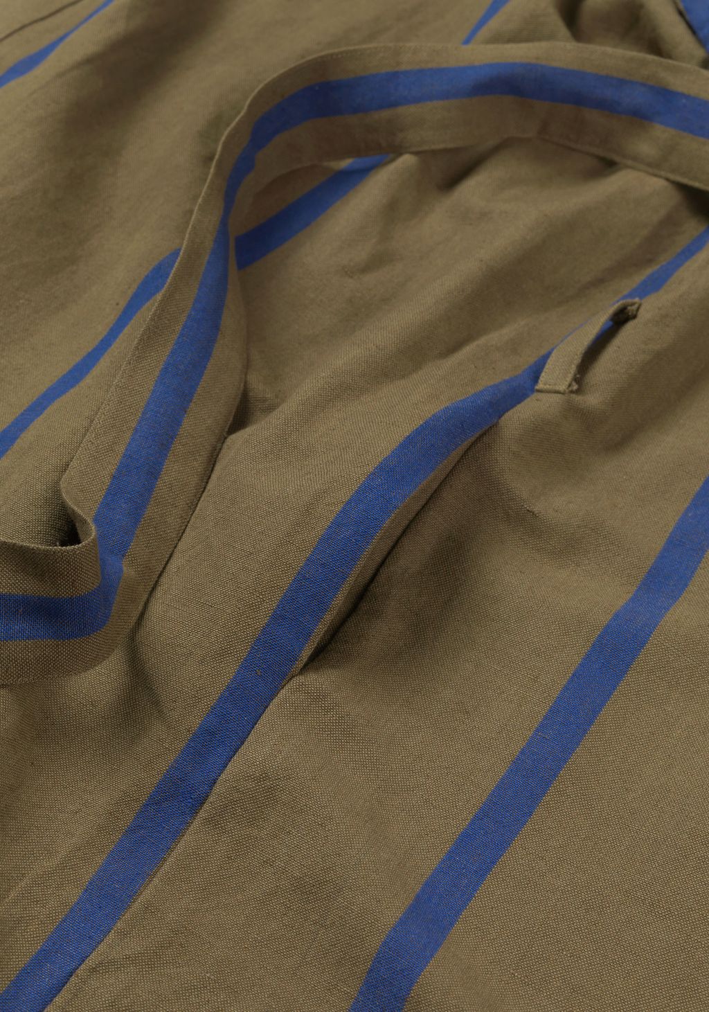 Ferm Living Veld badjas, olijf/lichtblauw