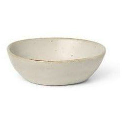Ferm Living Flow Bowl Small, Off White Speckle