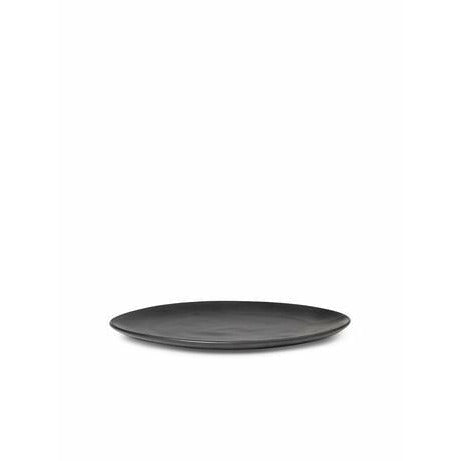 Ferm Living Flow Plate Black, ø22cm