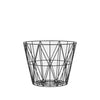 Ferm Living Threaded Basket Black, ø40cm