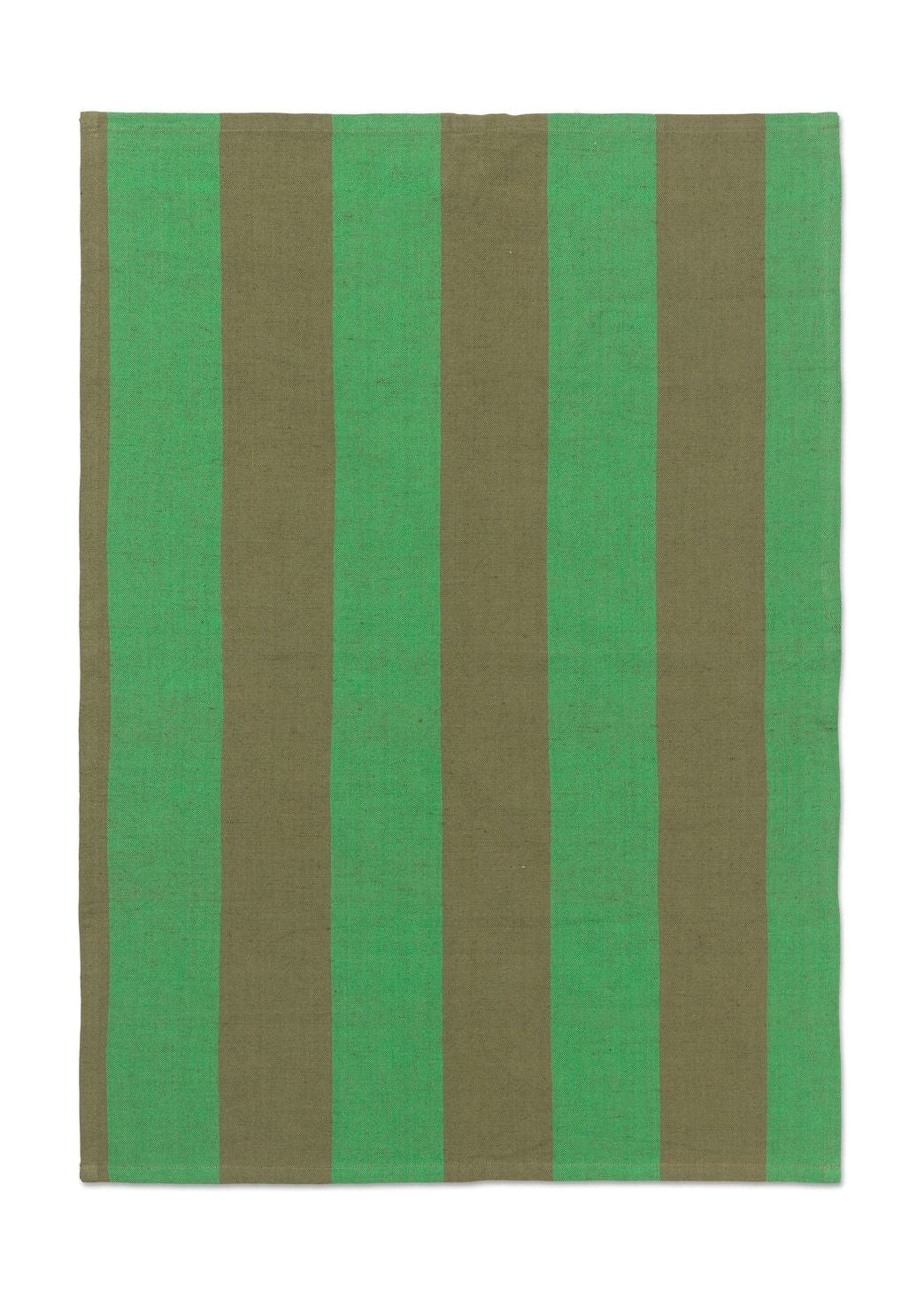 Ferm Living Hale Tea Towel, Olive/Green