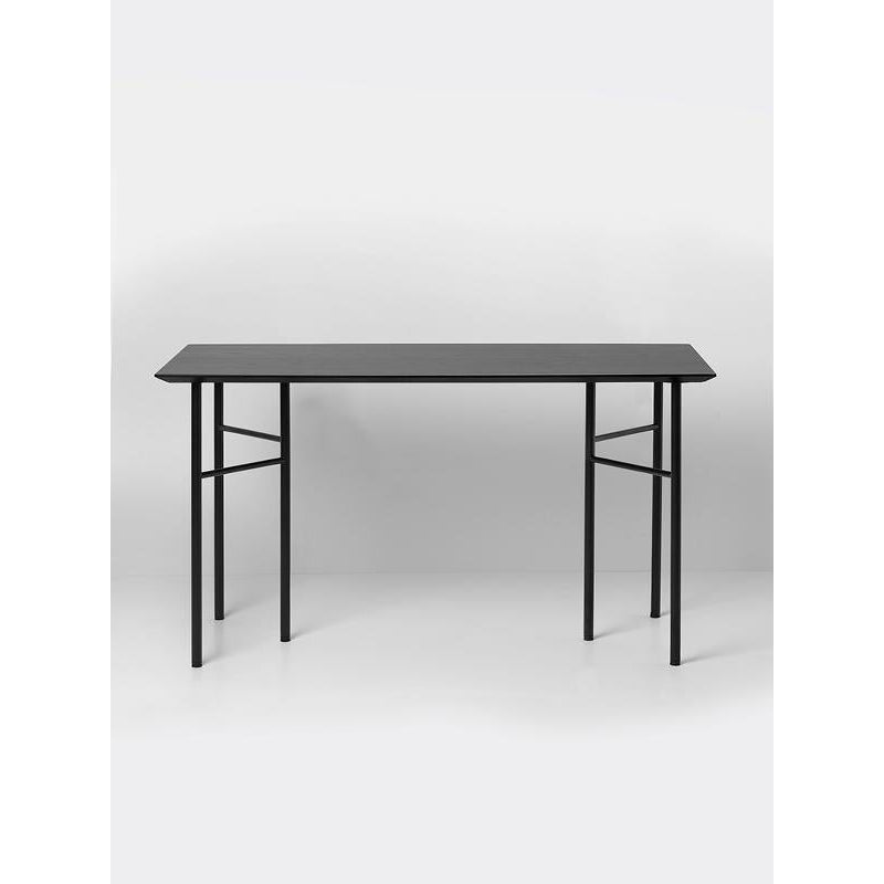 Ferm Living Mingle Desk Top 135 cm, zwart eiken fineer