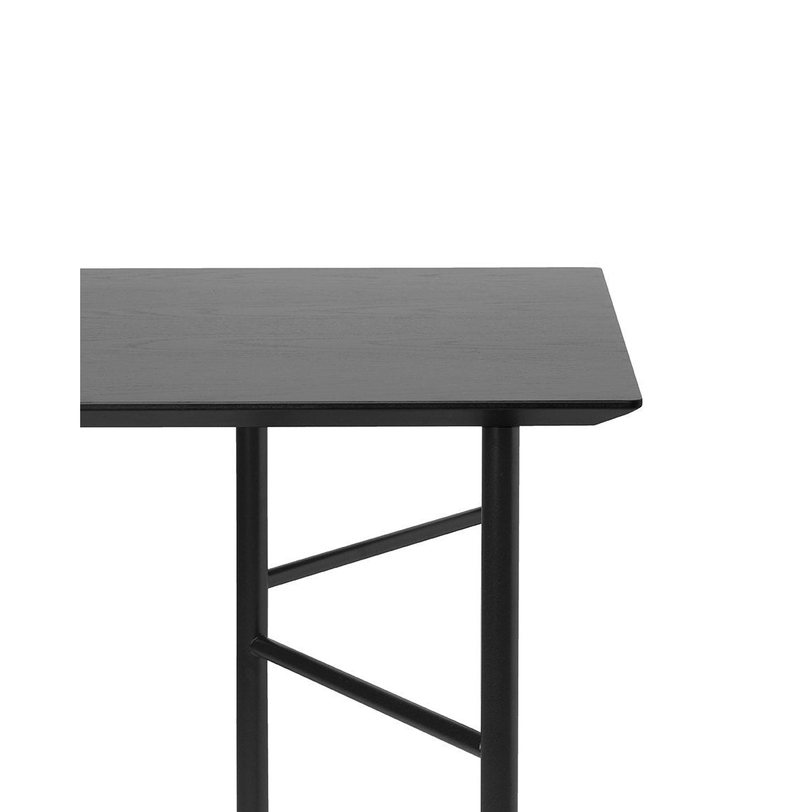 Ferm Living Mingle Desk Top 135 cm, zwart eiken fineer