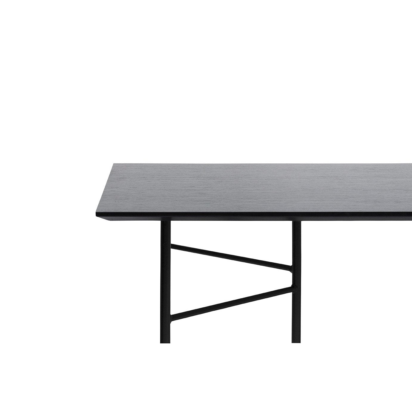 Ferm Living Mélanger la table supérieure 160 cm, placage en chêne noir