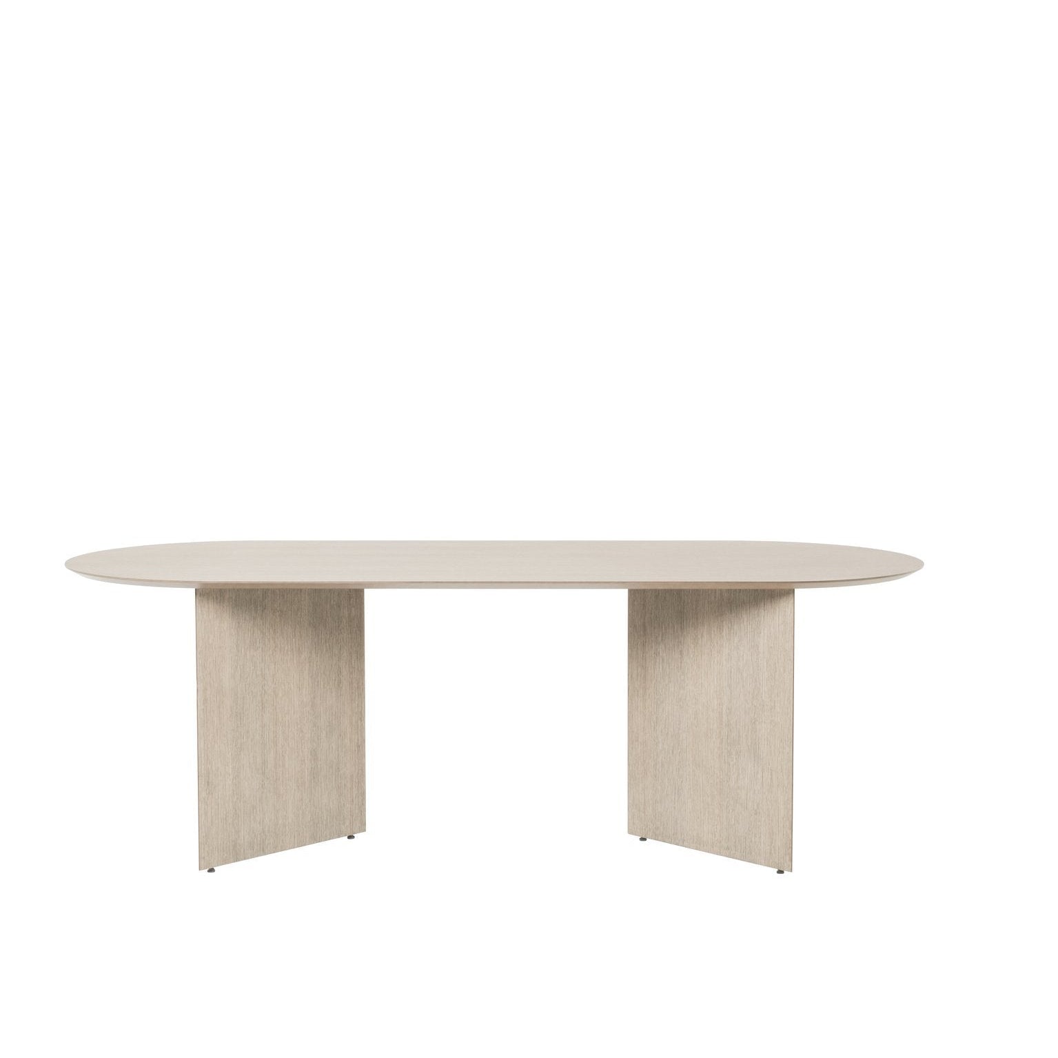 Ferm Living Mingle桌顶天然橡木椭圆形，220厘米