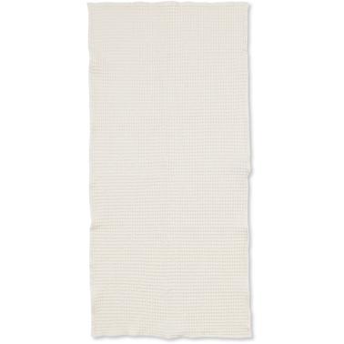 Ferm Living Organisk badehåndklæde, ud af hvidt