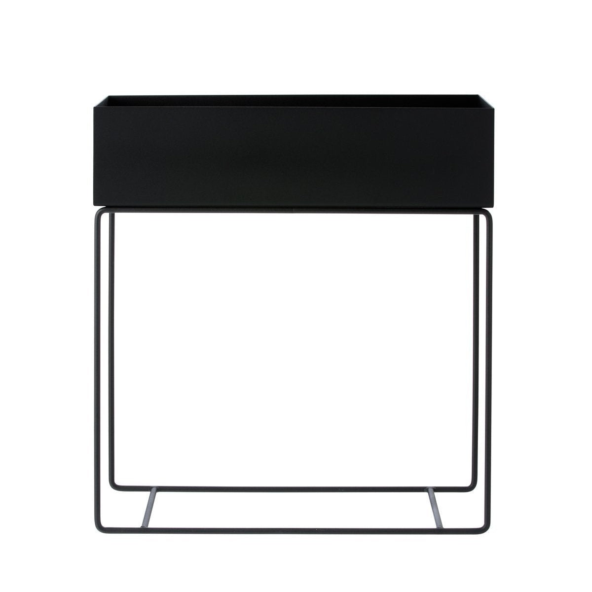 Ferm Living Kasvien laatikko musta, 65 cm