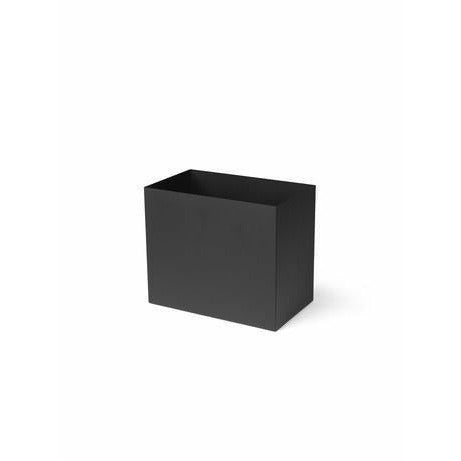 Caja de almacenamiento de la caja de planta de Ferm Living, negro