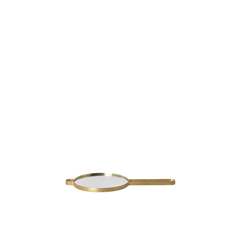 Ferm Living Poise Hand Mirror, messing
