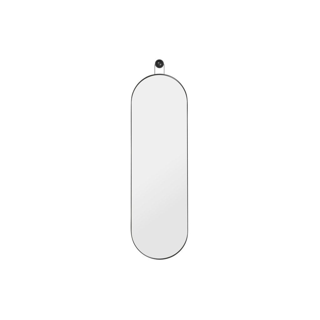 Ferm Living Poise Mirror Oval, negro