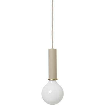 Ferm Living Socket Suspension Lamp Cashmere, 17cm